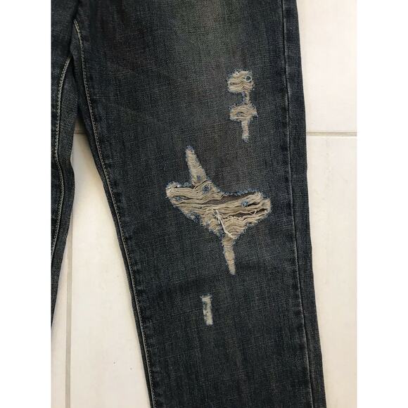 Carmar Matt Baggy Distressed Mid Rise Non Stretch Jeans - Picture 6 of 12